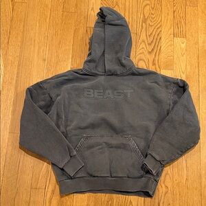 Gray Hoodie with 'BEAST' Logo ⭐️ Mr. Beast store